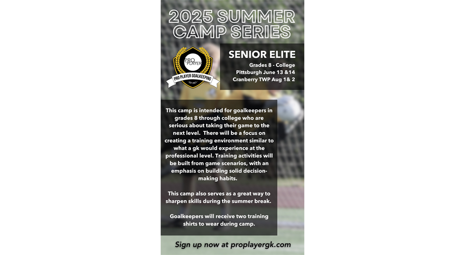 Goalkeeper Camp @ Graham Park - August 1-2