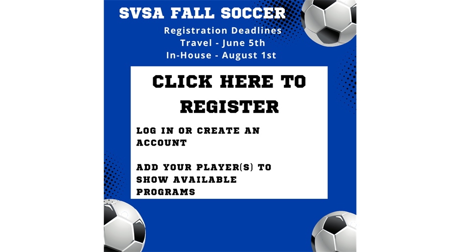 Fall Registration is Open! 